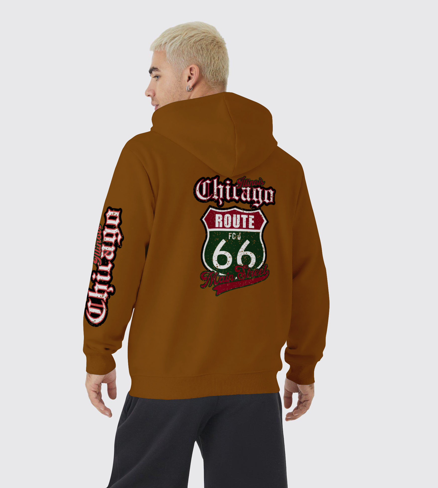 CAMPERA C/CAPUCHA ROUTE 66