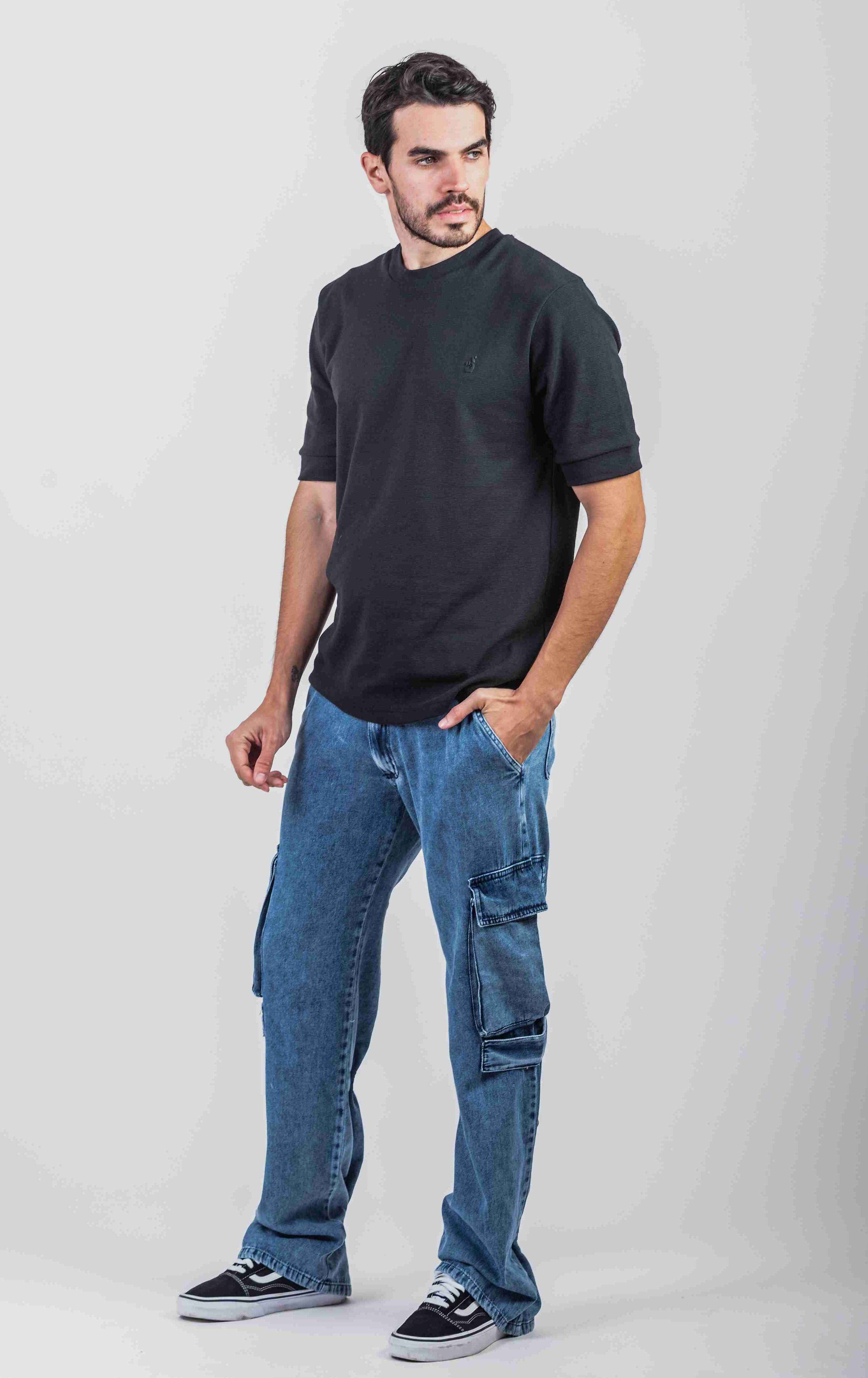 PANTALON  JEAN CARGO CALDEN RELAX