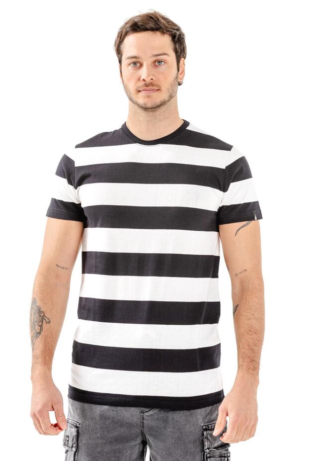 REMERA M/C CLASICA RAYADA