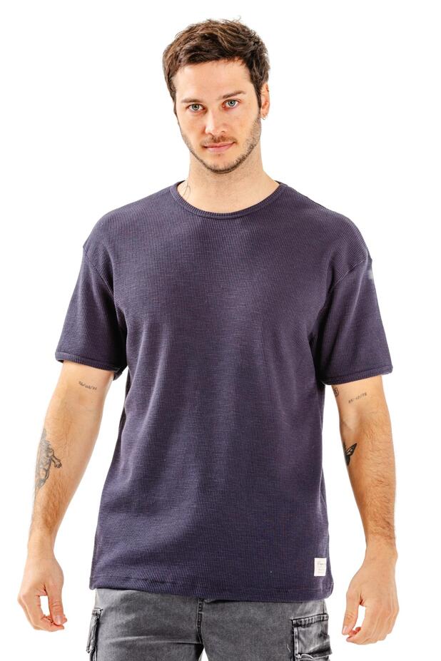 REMERA M/C WAFLE FLAME RELAX