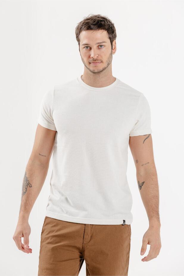 REMERA M/C CLASICA TEJIDO REAL