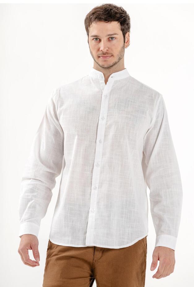 CAMISA CUELLO MAO TUNIC