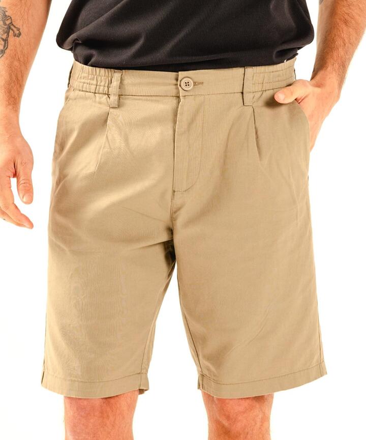BERMUDA LINO CON PINZAS