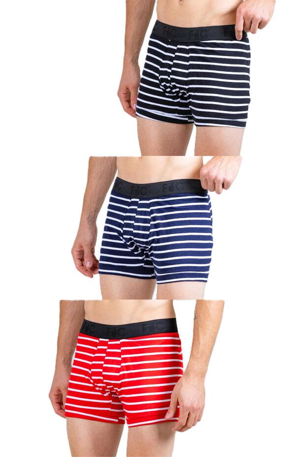 BOXER TRI PACK  RAYADO